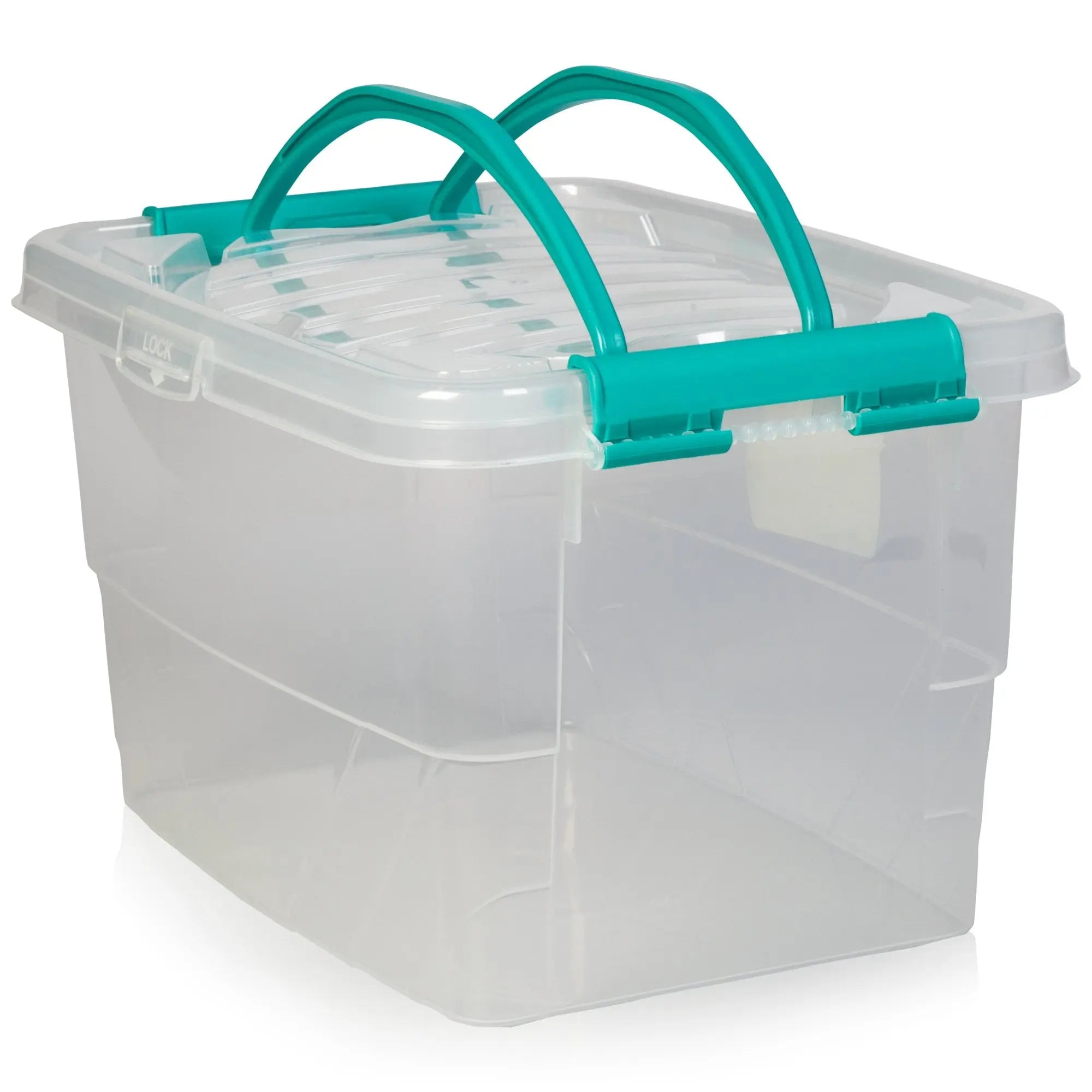 Buy 13lt Hobby Life Plastic Storage Boxes with Clip on Lid and Handle ...