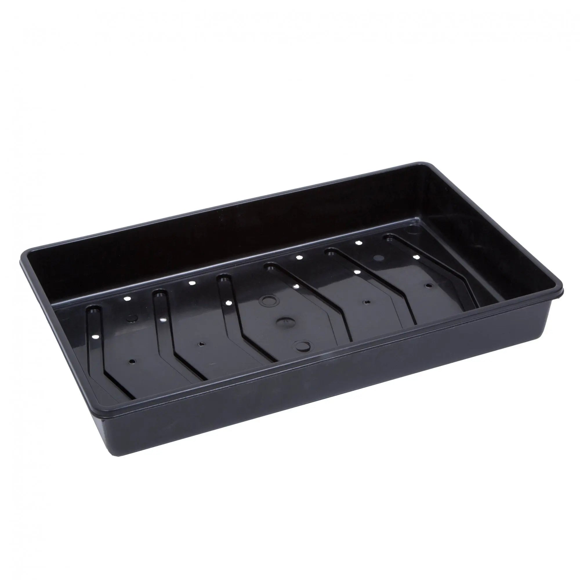 Set of 3 - Eden Plastic Seed Trays Black | Plastic Box Shop