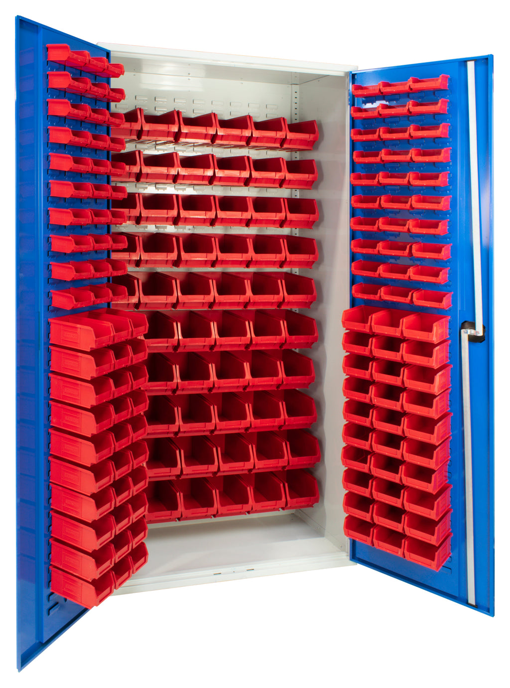 Topstore Louvred Panel Container Cabinet with 180 Boxes