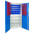 Topstore Louvred Panel Container Cabinet with 3 Shelves - 60 x TC1 and 30 x TC3 BS