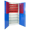 Topstore Louvred Panel Container Cabinet with 3 Shelves - 60 x TC1 and 30 x TC3 BS