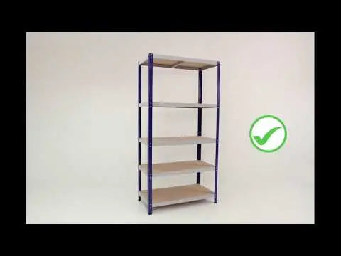 Clicka 175 Shelving with 8 x 45L Wham Crystal Boxes and Lids Racking