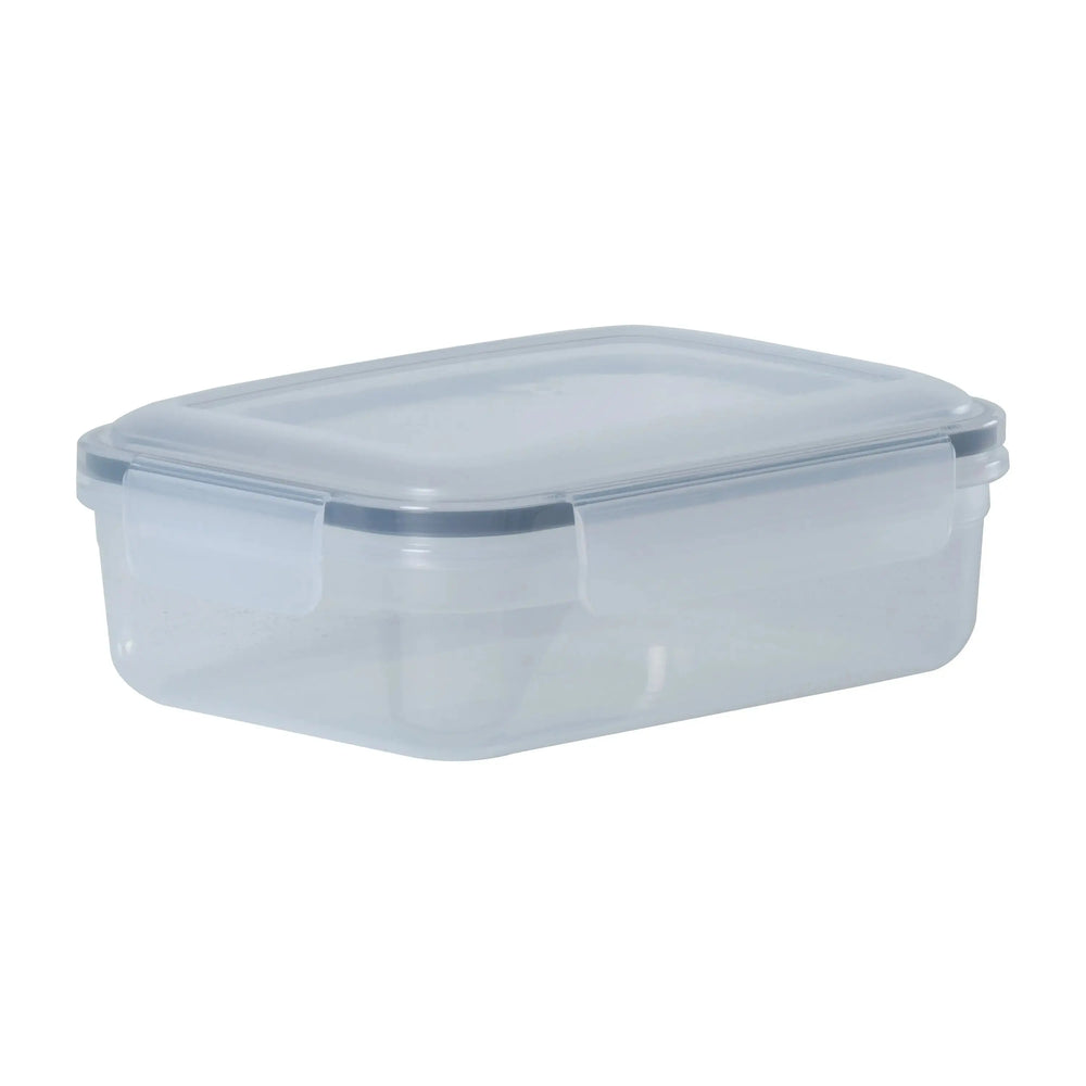 Set of 5 - Hobby Life Rectangular Shallow Clip Airtight Food Containers