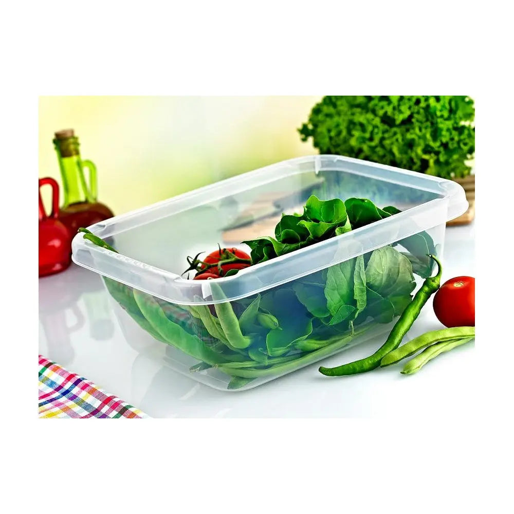 9 Litre Large Rectangular Clear Transparent Plastic Washing Up Bowl Hobby Life