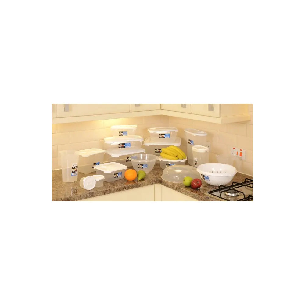 3.2 Litre Deep Rectangular Cuisine Plastic Food Container Wham Storage