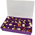 Large Organiser Box 7.01 with 24 Dividers Clear/Clear   13803 Wham Storage