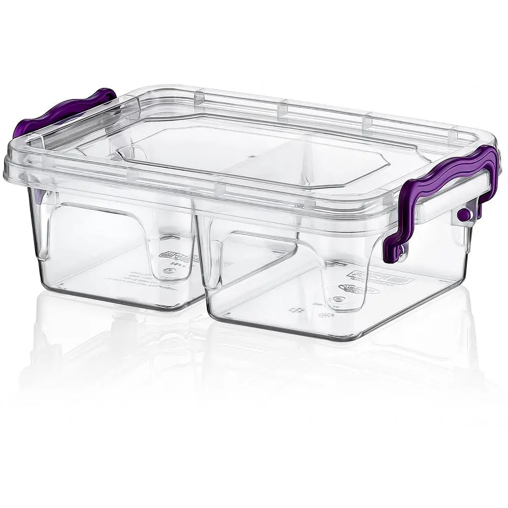 Rectangle Bon Bon Divided Plastic Storage Box