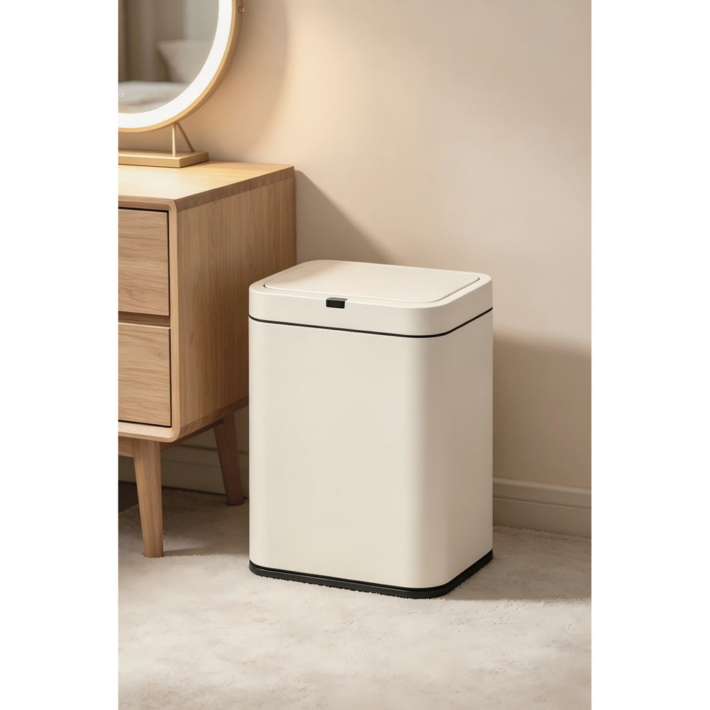 13L Stainless Steel Lift Top Sensor Bin