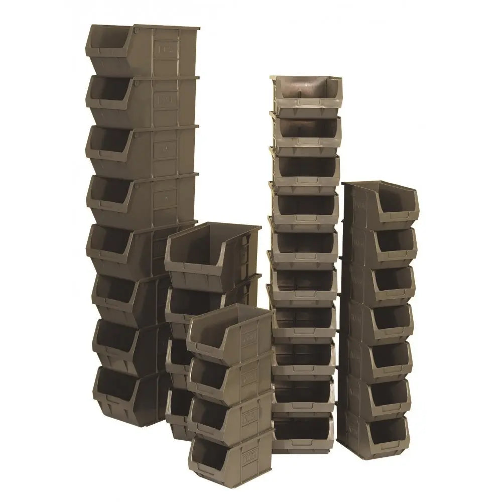 Pallet of 200 - XL5 Semi-Open Fronted Storage Containers - Grey XL