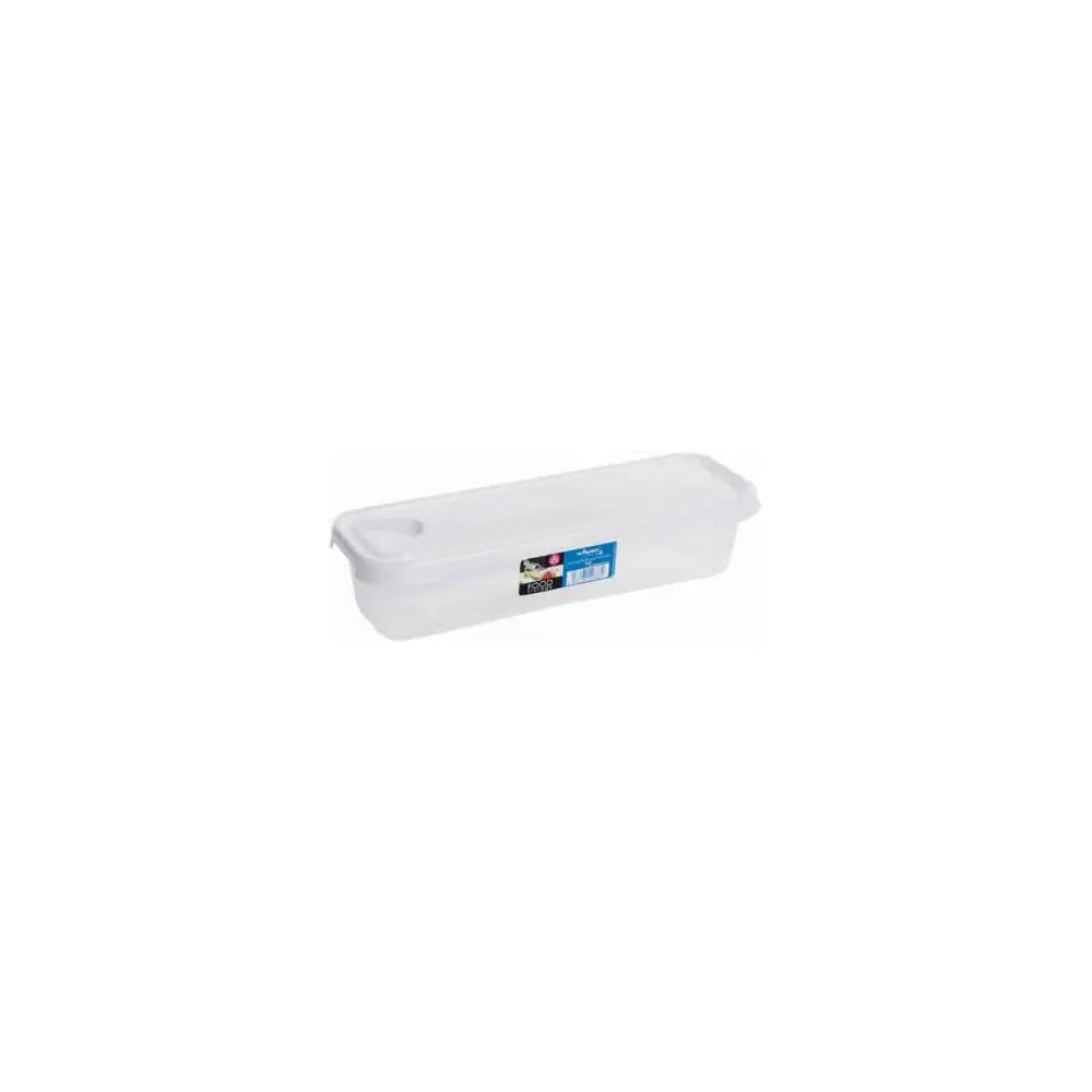 1.2 Litre LONG Rectangular Cuisine Food Box with Lid Wham Storage