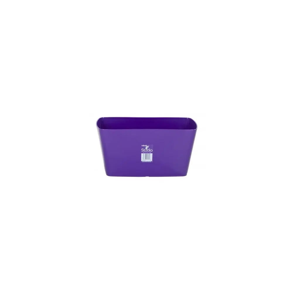 Studio 30cm High Gloss Rectangular Indoor Plastic Planter Wham Storage