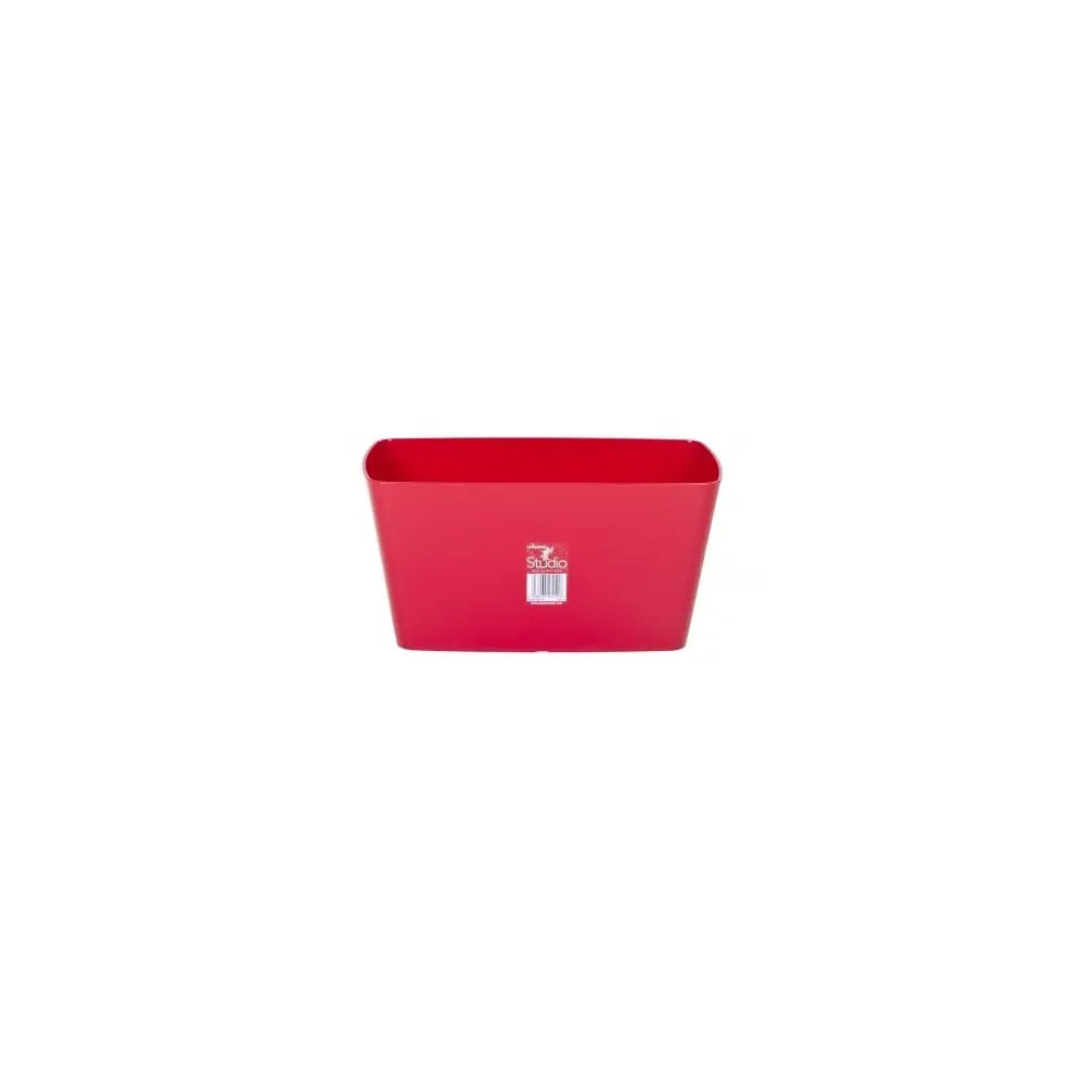 Studio 30cm High Gloss Rectangular Indoor Plastic Planter Wham Storage