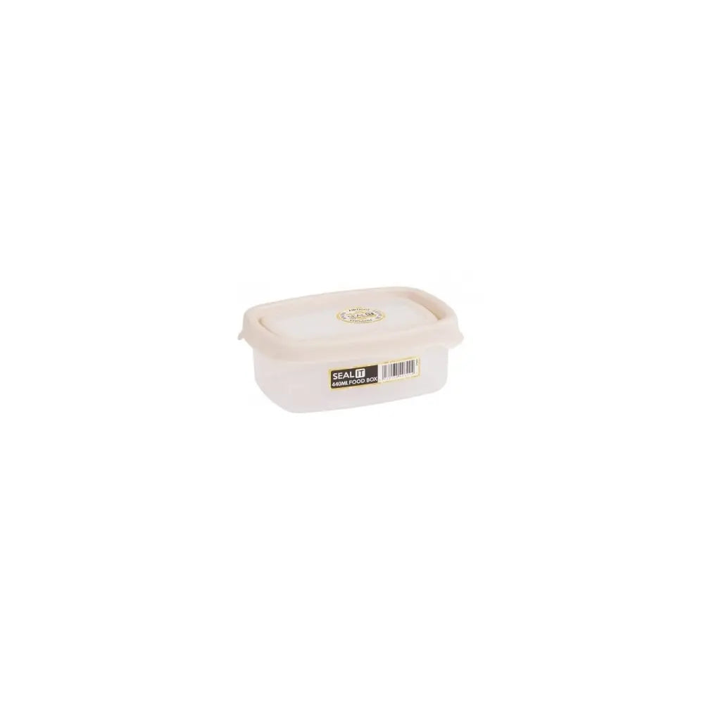 4.01 Seal It 440ml Rectangular Airtight Plastic Food Box Wham Storage