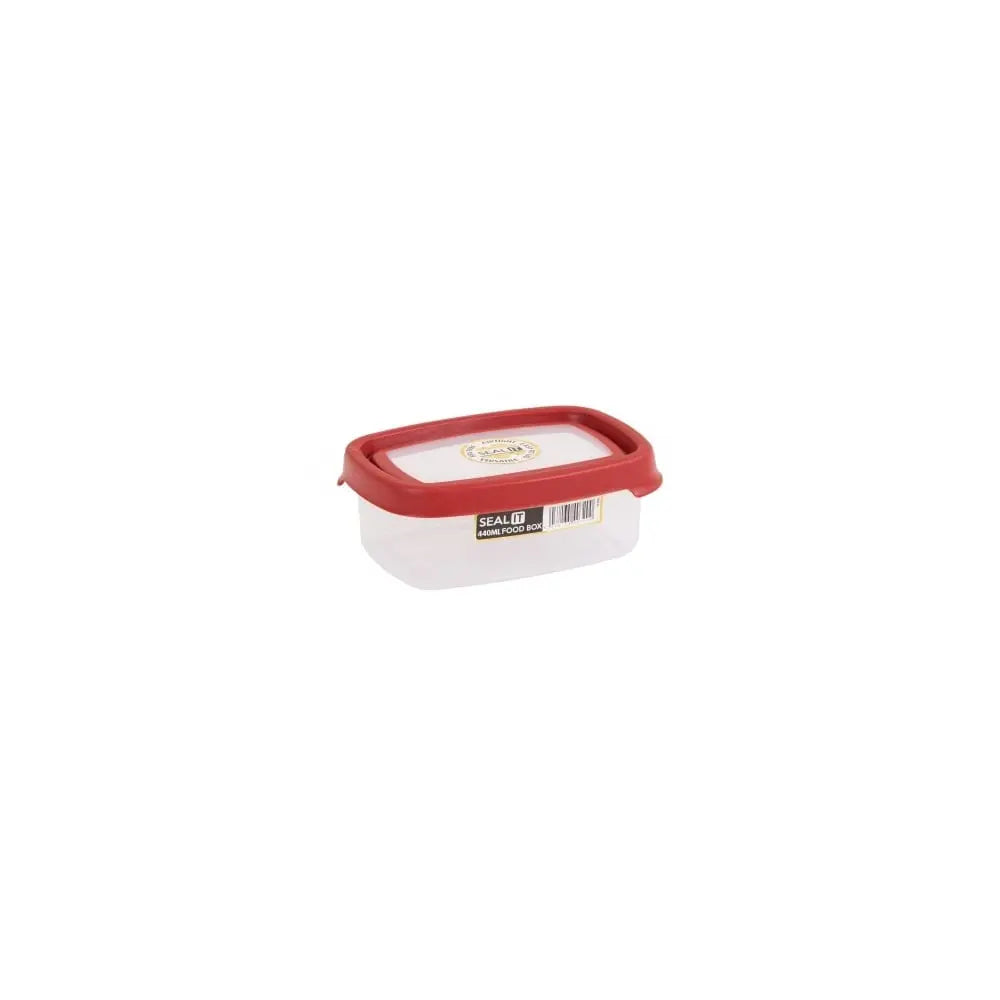 4.01 Seal It 440ml Rectangular Airtight Plastic Food Box Wham Storage