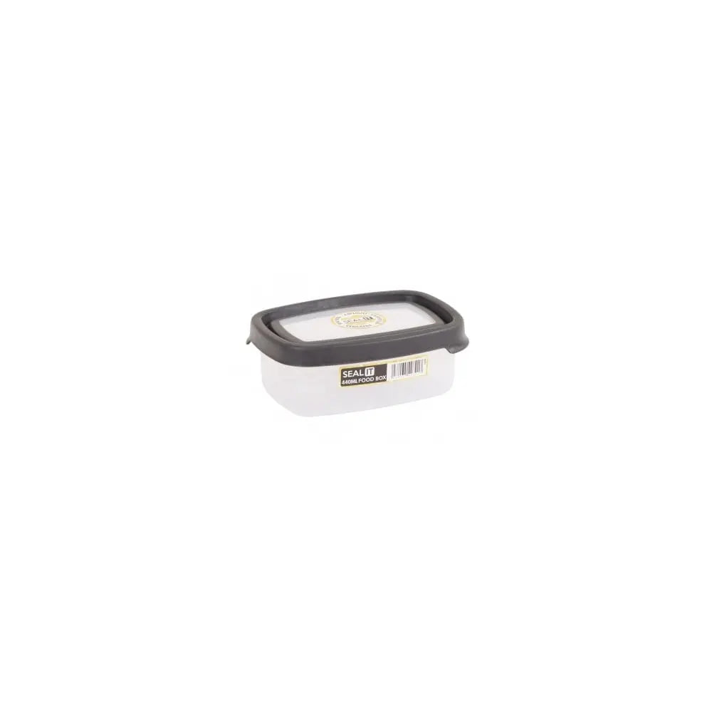 4.01 Seal It 440ml Rectangular Airtight Plastic Food Box Wham Storage
