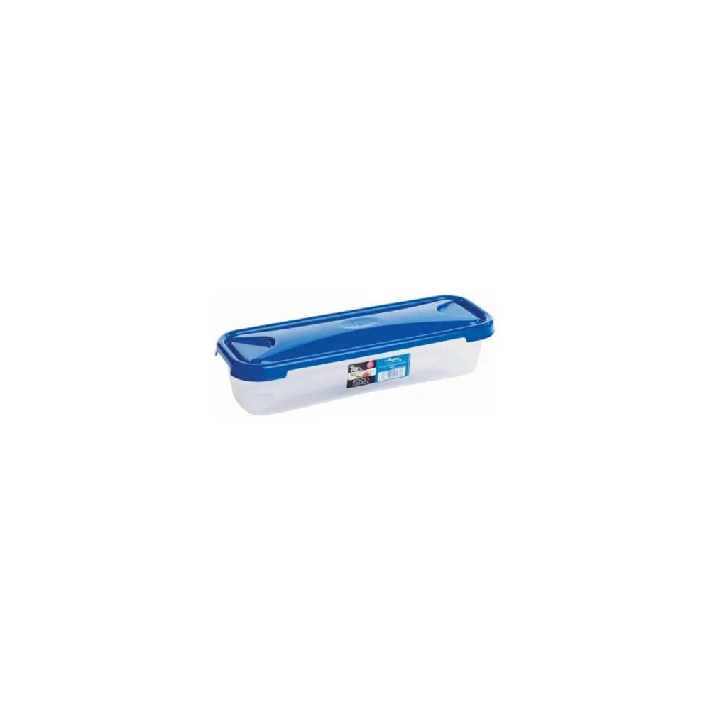 1.2 Litre LONG Rectangular Cuisine Food Box with Lid Wham Storage