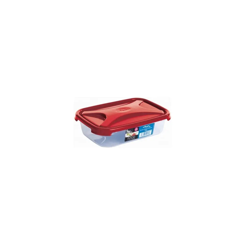800ml Rectangular Plastic Food Box with Lid Wham Storage