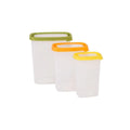 Seal It 3 Piece Tall Rectangular Food Box Set (3.2L,1.7L,750ml) Wham Storage