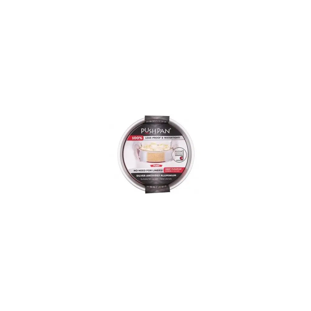 20cm PushPan Aluminium Deep Tin PushPan