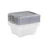 Pack of 4 - 9 Litre Nice Boxes with Lids Wham Storage