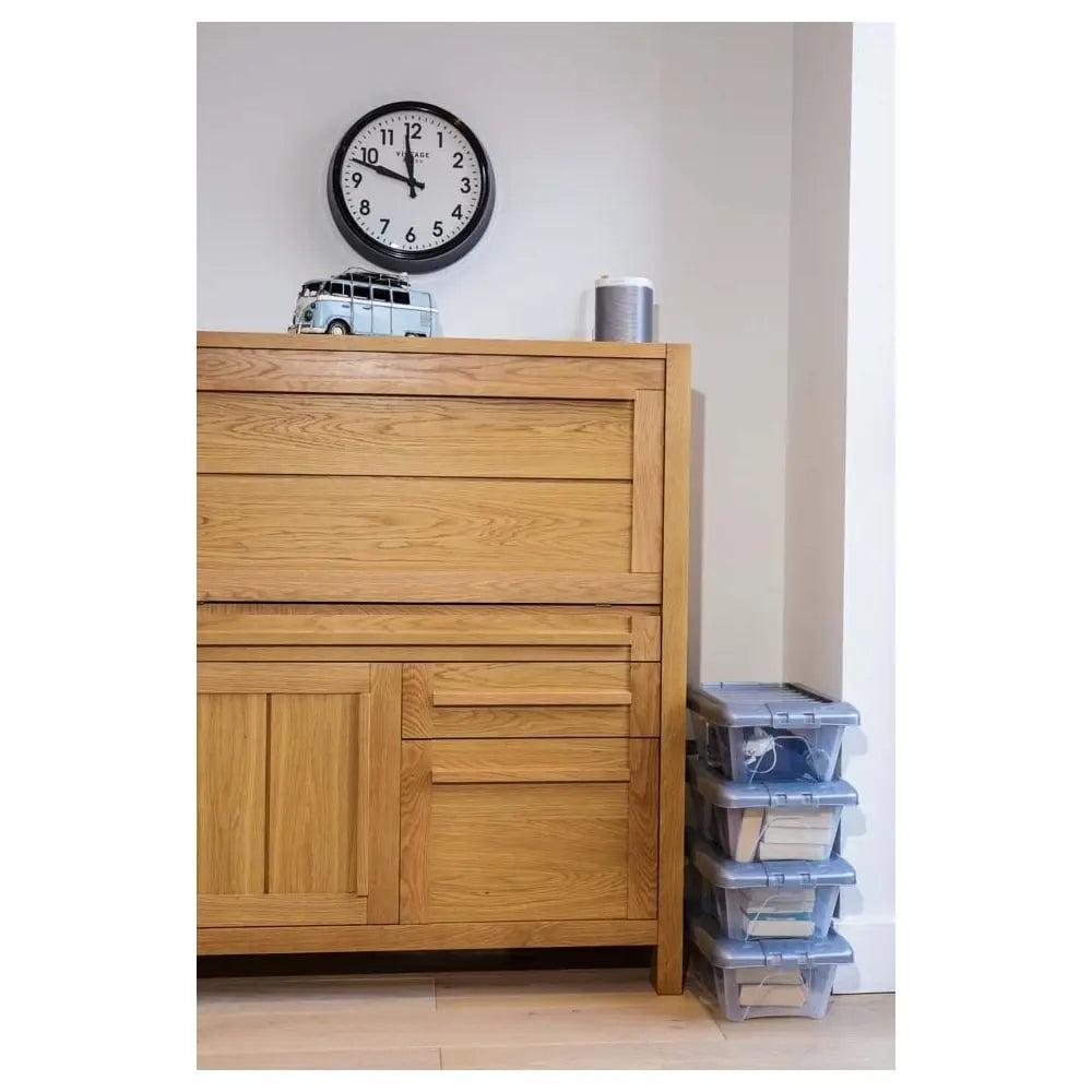 Pack of 4 - 9 Litre Nice Boxes with Lids Wham Storage