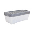Pack of 3 - 55 Litre Nice Boxes with Lids - Clear Lid Wham Storage