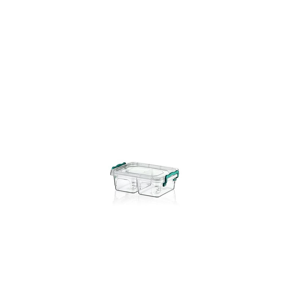 500ml Rectangle Bon Bon Divided Multi Plastic Storage Box