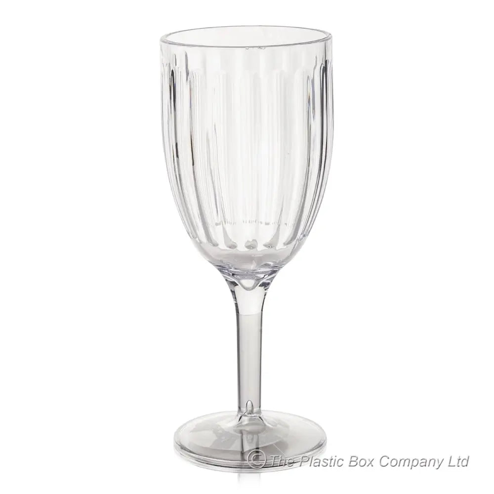 Roma Plastic Wine Goblet Clear Wham Storage