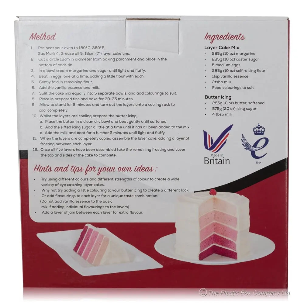 Wham Cook 18cm 5 Layer Rainbow Cake Set Wham Cook