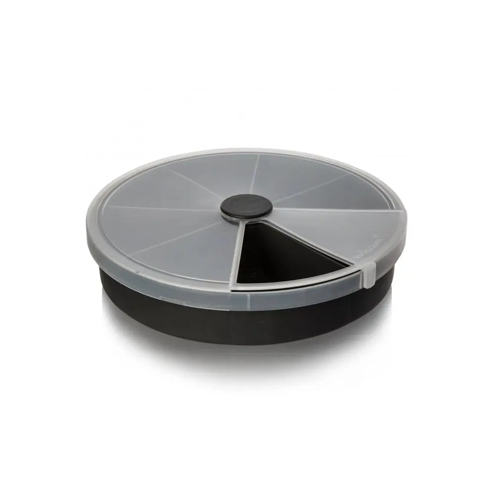 19cm (12.01) Round Organiser Box with 8 Divisions Wham Storage