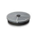 19cm (12.01) Round Organiser Box with 8 Divisions Wham Storage