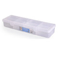 30cm (4.02) Long Narrow Organiser Storage Box with 2 Compartments