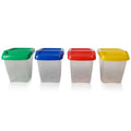 SINGLE - 50 Litre Recycling Box with Hinged Lid Wham Storage