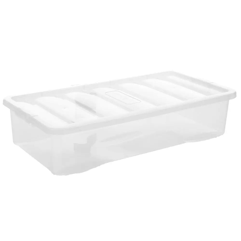 Pallet Deal x 110 - 42 Litre Under Bed Plastic Storage Boxes with Lids Wham Storage