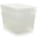 Pallet Deal 200 Boxes - 45 Litre Large Plastic Boxes with Lids Wham Storage