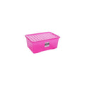 Pallet Deal 200 Boxes - 45 Litre Large Plastic Boxes with Lids Wham Storage