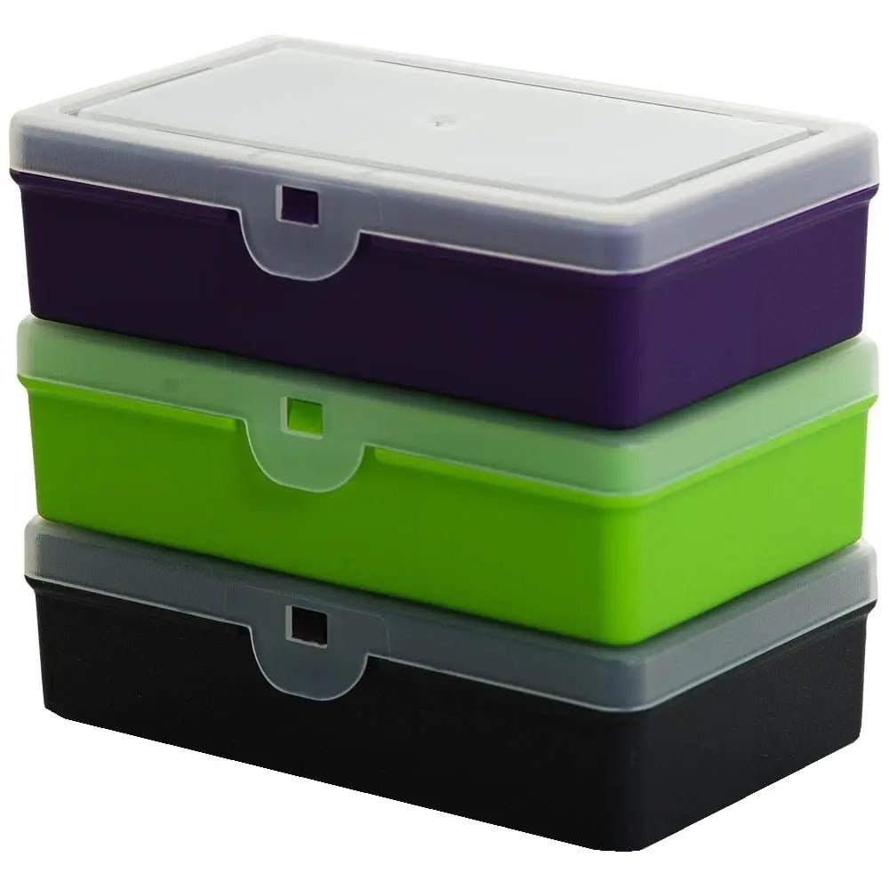 14.5cm Hobby Craft Bits Bobs 5 Compartment Divided Organiser Plastic Box