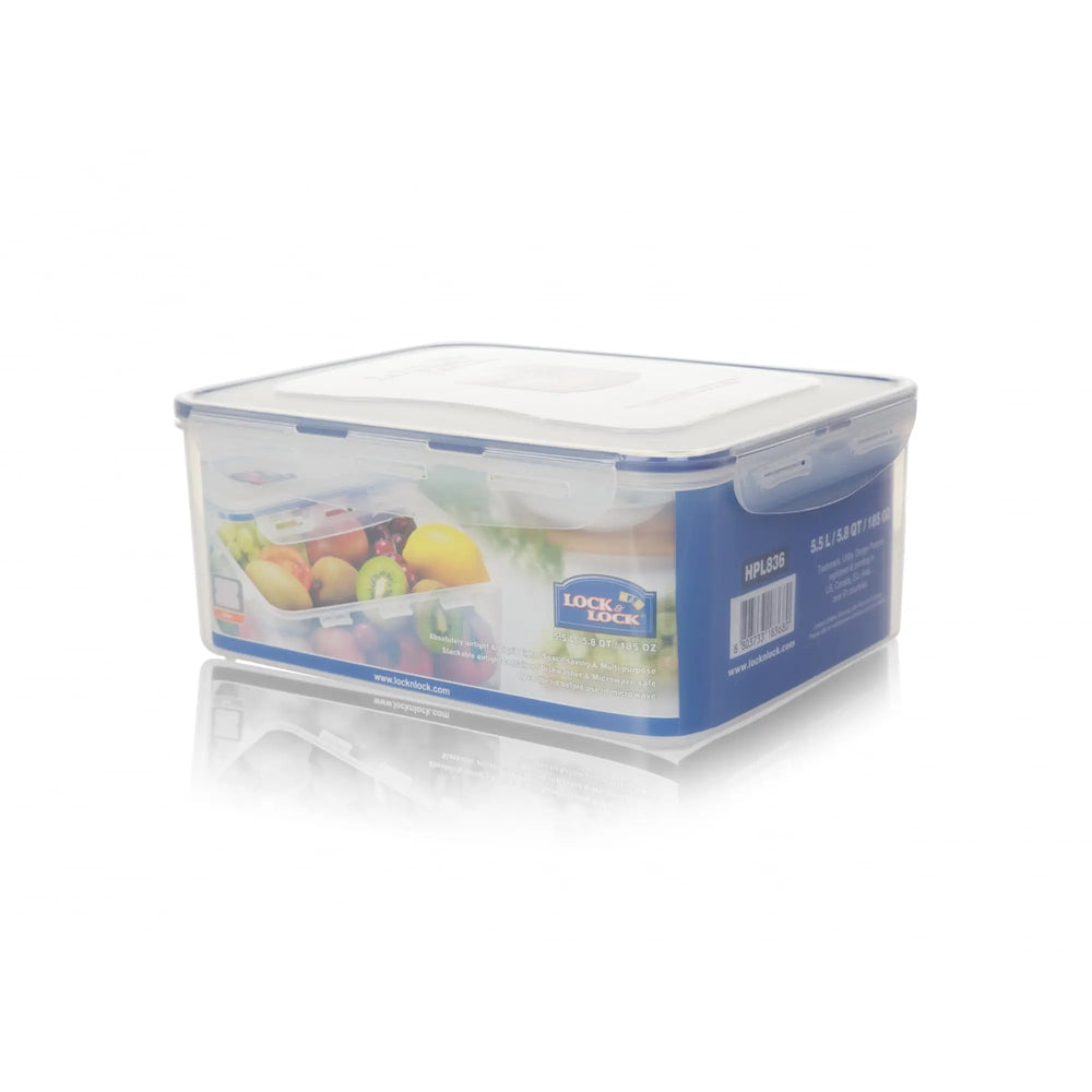 5.5 Litre Rectangular Box with Freshness Tray Lock & Lock