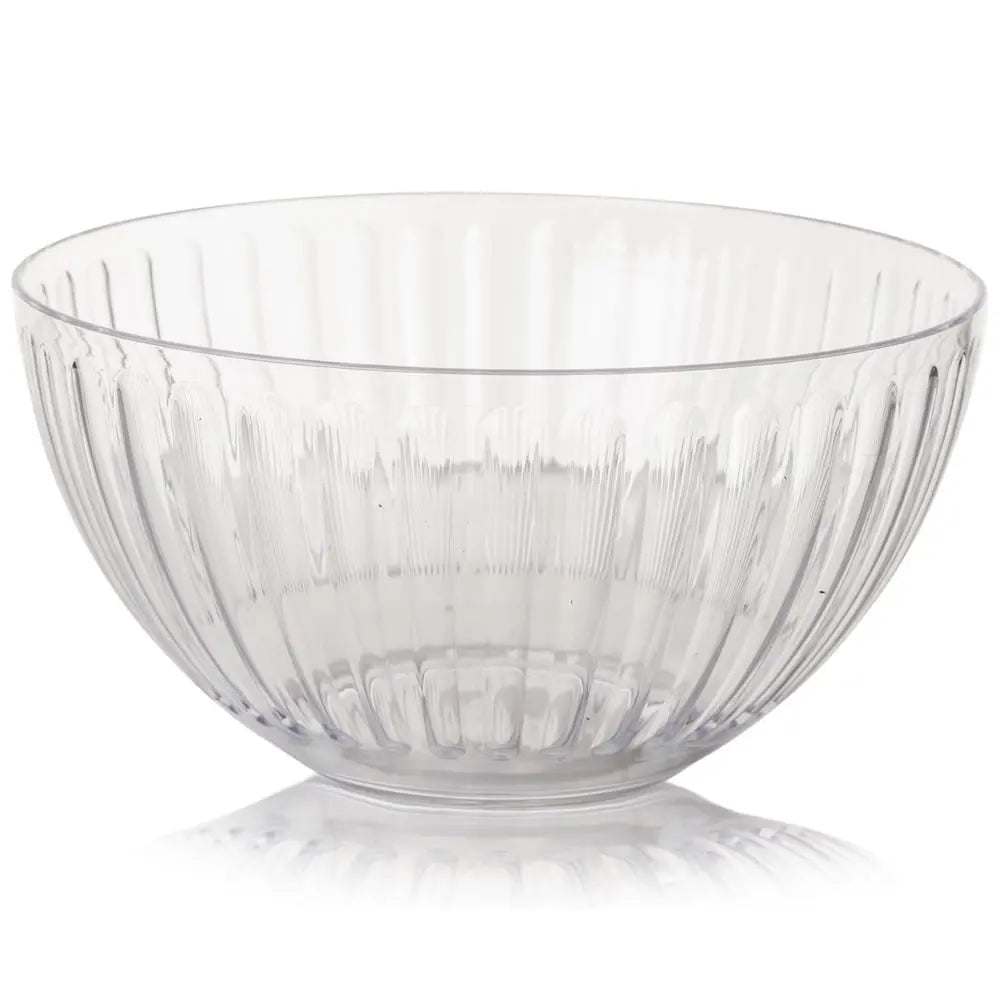 Roma Large Plastic Salad Bowl Clear Wham Storage