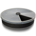 24cm (13.01) Round Plastic Organiser With Lid and 8 Divisions Wham Storage