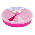 24cm (13.01) Round Plastic Organiser With Lid and 8 Divisions Wham Storage