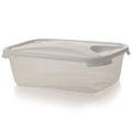 1.6 Litre Rectangular Plastic Food Box with Lid Wham Storage