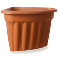 Pack of 2 - Vista 40cm Corner Plastic Planter