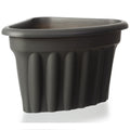 Pack of 2 - Vista 40cm Corner Plastic Planter