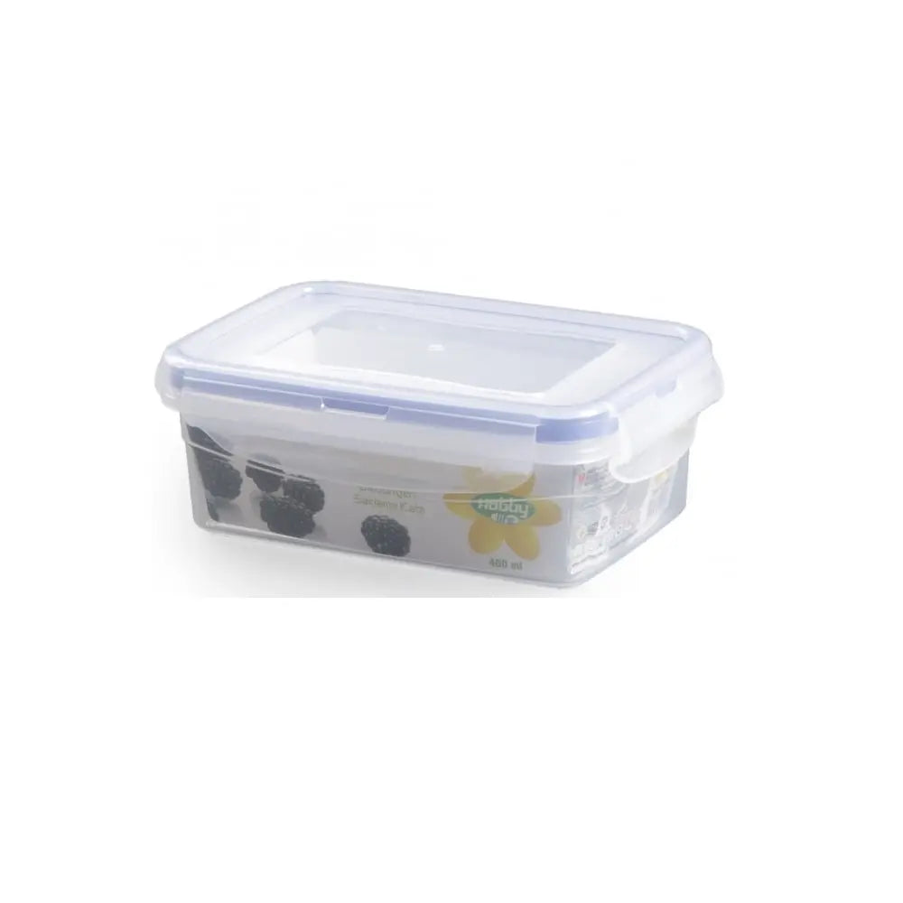 800ml Airtight Rectangular Food Container with Clip Top Lid Hobby Life