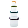 Seal It 4 Piece Square Food Box Set (3.5L, 1.7L, 650ml, 230ml) Wham Storage