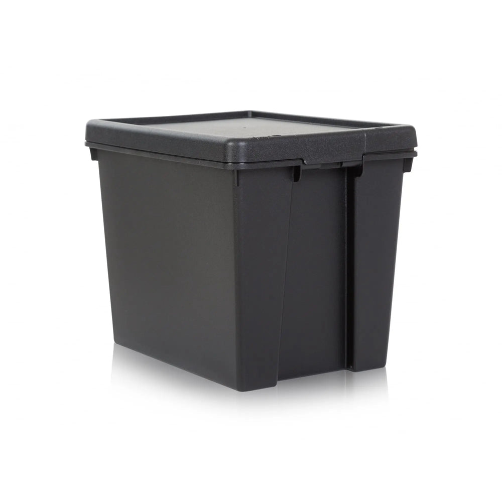 24 Litre Wham Bam Heavy Duty Recycled Box with Black Lid Wham Storage