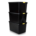 Pack of 3 - 62 Litre Recycled Wham Clip Box 13.02 Wham Storage