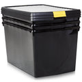 Pack of 3 - 62 Litre Recycled Wham Clip Box 13.02 Wham Storage