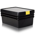 Pack of 3 - 30 Litre Recycled Wham Clip Box 13.01 Wham Storage